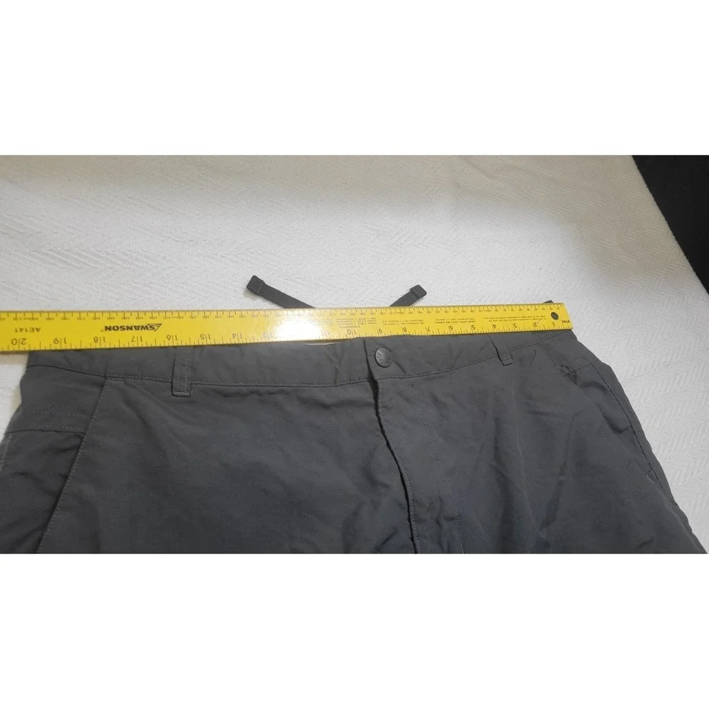 The North Face Paramount Trail Shorts Mens 38 Gray‎ Nylon Cargo Hiking Belted